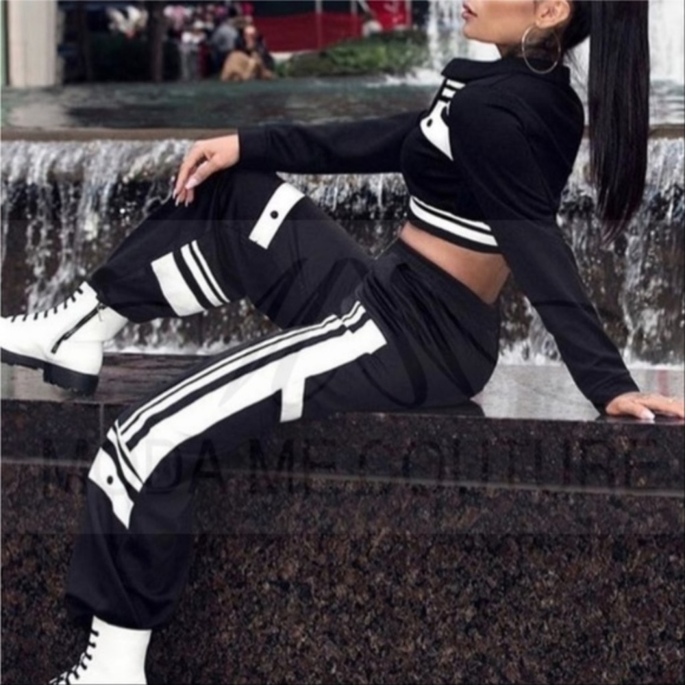 2 Piece jogger set -Black